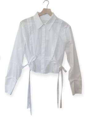 Citizens of Humanity Virginia Tuxedo Bib Shirt